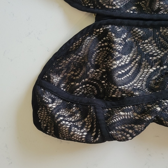 S Line Black Label Strapless Peplum Top - Picture 3 of 5